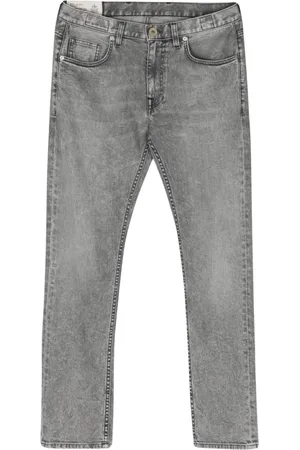 ELEVENTY Mid-rise tapered jeans