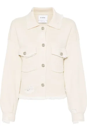 Barrie Fringed denim jacket