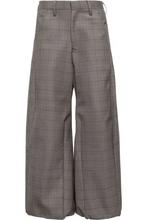 DOUBLET Robot wide-leg wool trousers
