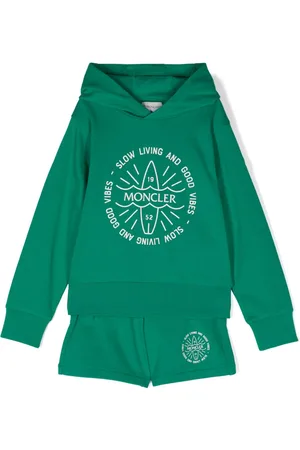 Moncler Logo-appliqué track shorts set