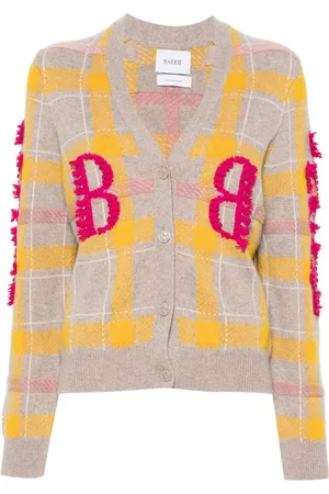Barrie Logo-detail cashmere cardigan