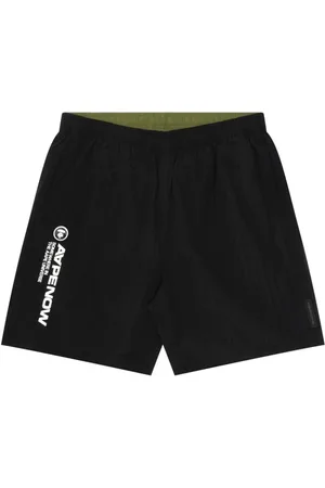 A Bathing Ape Logo-print elasticated shorts