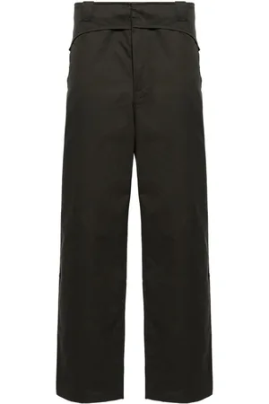 GR10K Folded Belt straight trousers