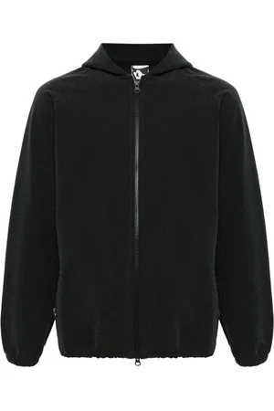 GR10K IBQ zip-up textured hoodie