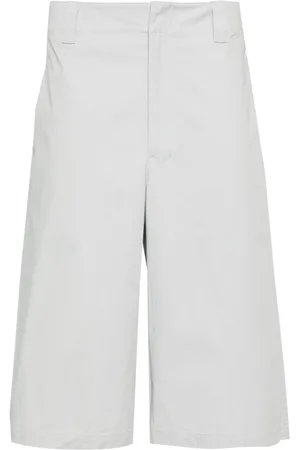 LEMAIRE Tonal stitching cotton bermuda shorts