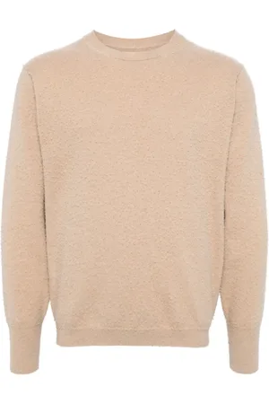 Maison Margiela Logo-stitched piled-finish jumper