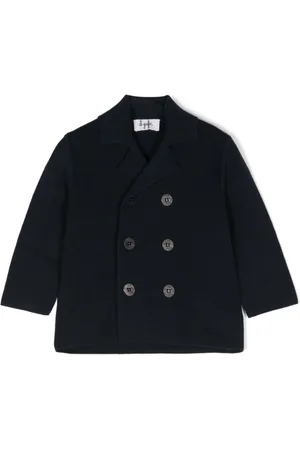 Il gufo Double-breasted knitted blazer