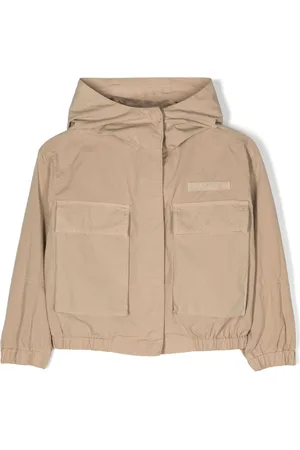 Aspesi Logo-patch hooded jacket