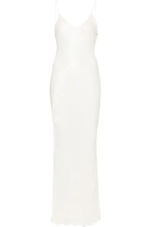 Elisabetta Franchi Bead-embellished maxi dress
