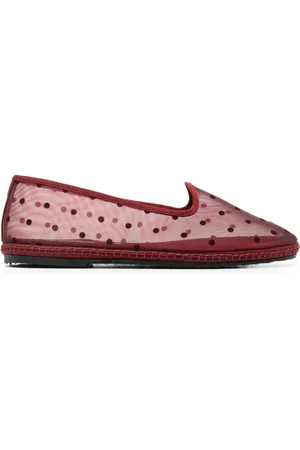Scarosso Valentina mesh ballerina shoes