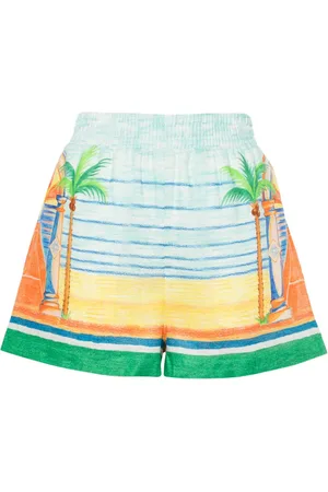 Casablanca Day of Victory linen shorts
