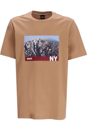HUGO BOSS Graphic-print cotton T-shirt