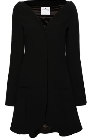 Courrèges Ellipse Heritage crepe coat