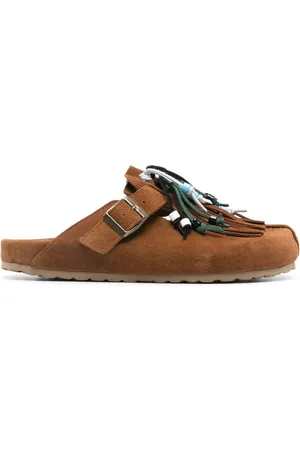 Scarosso Geo suede sandals