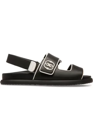 Bally Piped-trim leather sandals