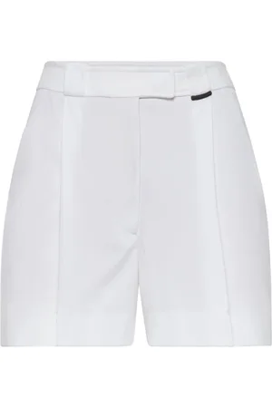Brunello Cucinelli Monili-embellished cotton shorts