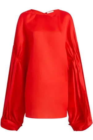 Khaite The Quico silk blouse