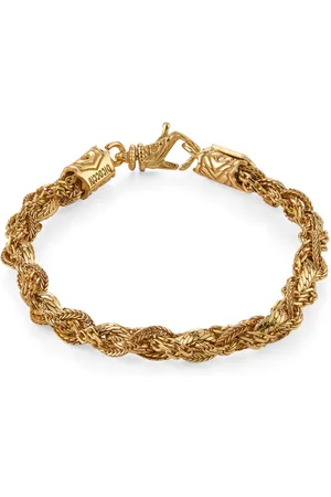 EMANUELE BICOCCHI Rope-chain silver bracelet