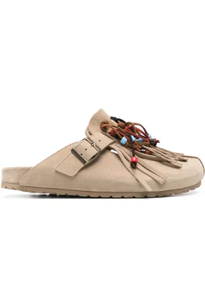 Scarosso Geo suede sandals