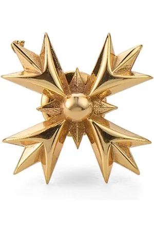 EMANUELE BICOCCHI Crest -plated earring