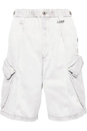 Maison Mihara Yasuhiro Logo-tag cargo shorts