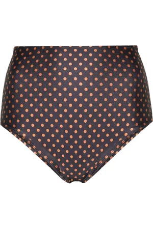 FAITHFULL THE BRAND Reyes polka-dot bikini bottoms