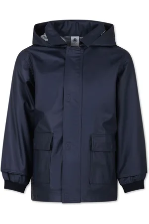 Petit Bateau Hooded water-resistant raincoat