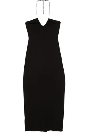 Michael Kors Ruched halterneck dress