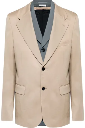 Comme des Garçons Single-breasted layered blazer