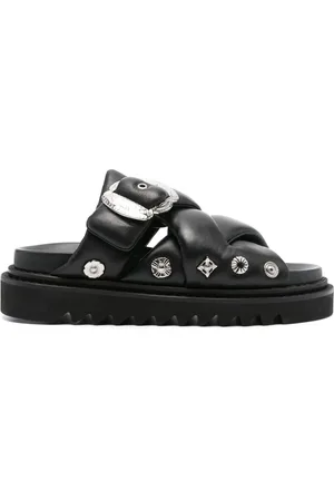 TOGA VIRILIS Padded leather sandals