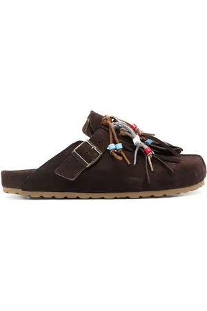Scarosso Geo suede sandals