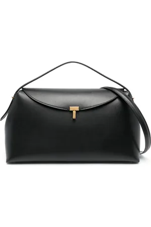 Totême T-Lock leather top handle bag