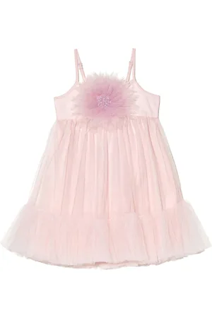Tutu Du Monde Floral-appliqué tutu dress