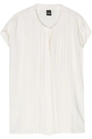 HUGO BOSS Berita pintuck-detail blouse