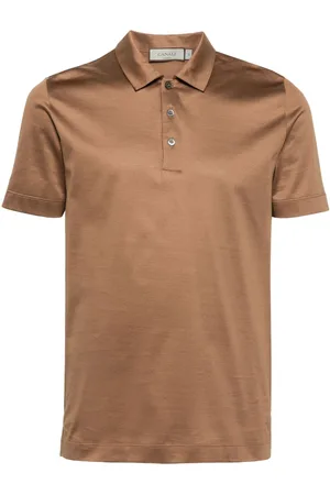 CANALI Cotton jersey polo shirt