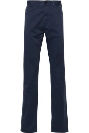 CANALI Mid-rise straight-leg trousers