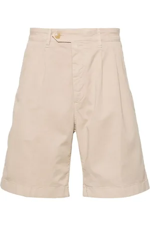 CANALI Mid-rise chino shorts
