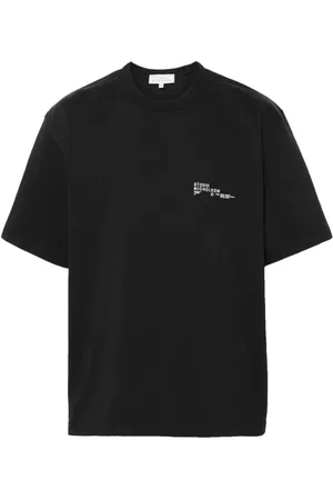 STUDIO NICHOLSON Logo-print cotton T-shirt
