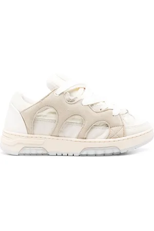 PAURA Logo-debossed low-top sneakers