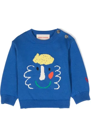 Bobo Choses Happy Mask cotton jumper