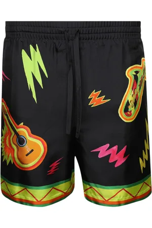 Casablanca Music For The People silk shorts