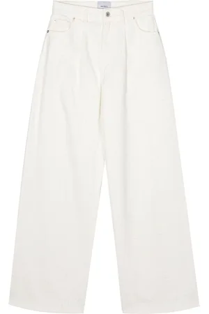 Halfboy Logo-patch wide-leg jeans