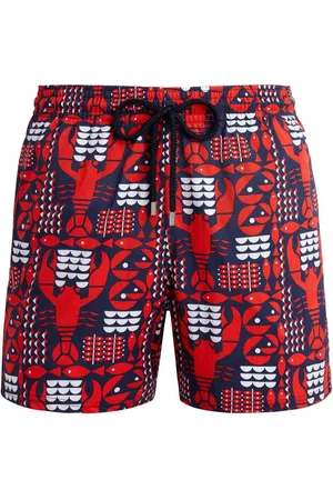 Vilebrequin Stretch Swim Shorts Graphic Lobsters