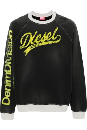 Diesel S-Roxt flocked-logo sweatshirt