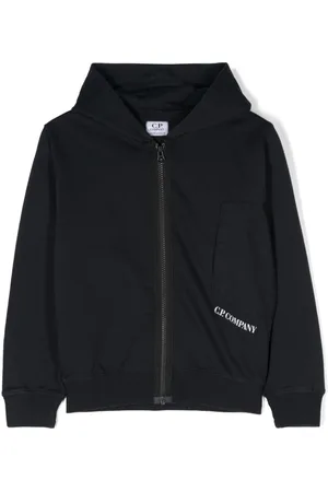 C.P. Company Logo-print cotton hoodie