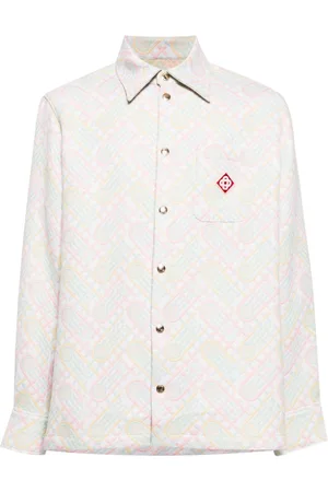Casablanca Logo-appliqué monogram-jacquard jacket