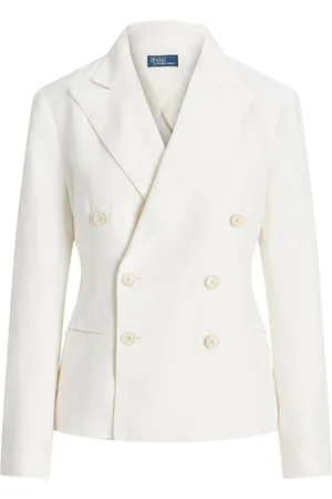 Ralph Lauren Double-breasted linen blazer