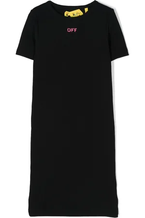OFF-WHITE Logo-print midi dress