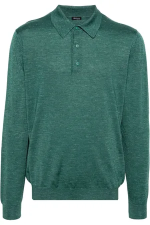 Kiton Fine knit polo shirt