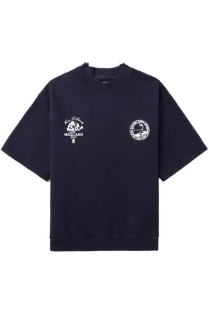 MAGLIANO Logo-print short-sleeve sweatshirt
